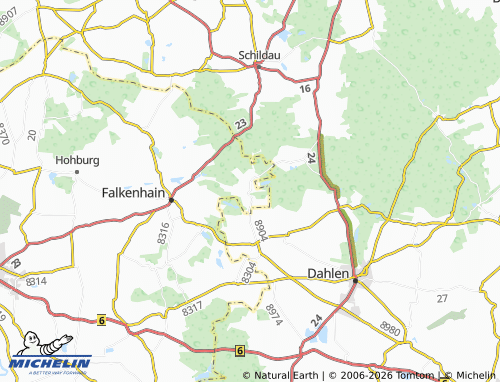 MICHELIN Frauwalde map - ViaMichelin