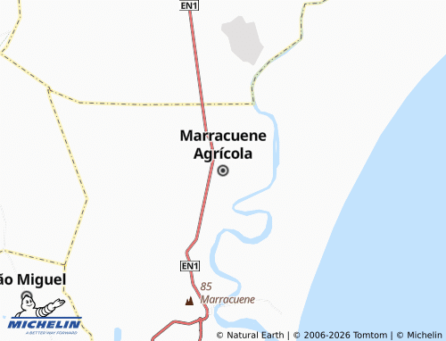 Mappa MICHELIN Marracuene Agrícola - ViaMichelin