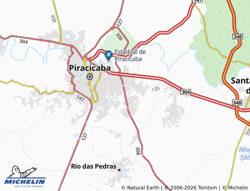 Mappa MICHELIN Dois Córregos - ViaMichelin