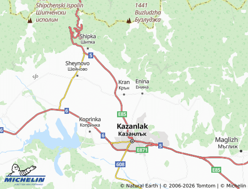 MICHELIN-Landkarte Kran - ViaMichelin