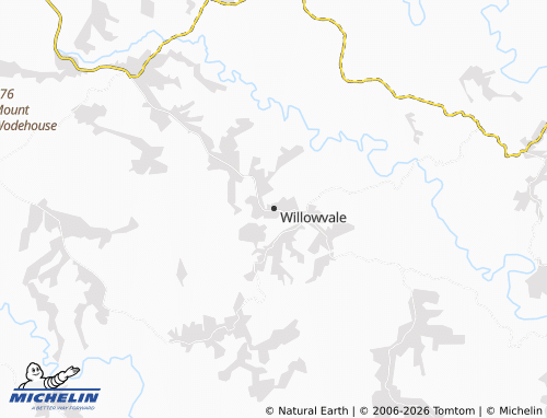 MICHELIN-Landkarte Willowvale - ViaMichelin