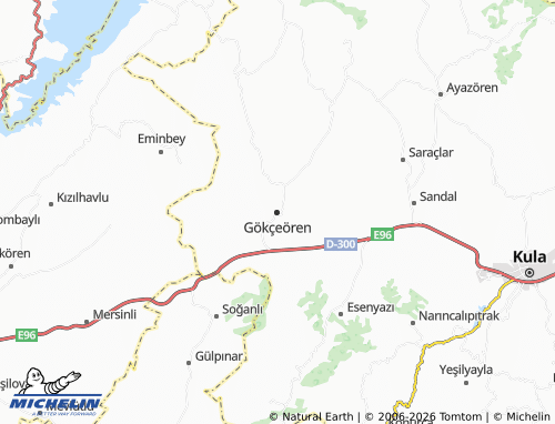 Mappa MICHELIN Gökçeören - ViaMichelin