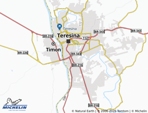 MICHELIN Morada Nova map - ViaMichelin