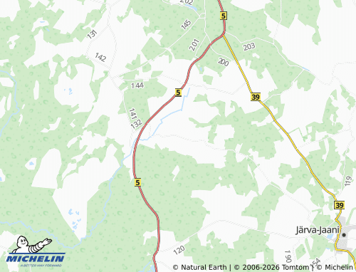 MICHELIN-Landkarte Ageri - ViaMichelin