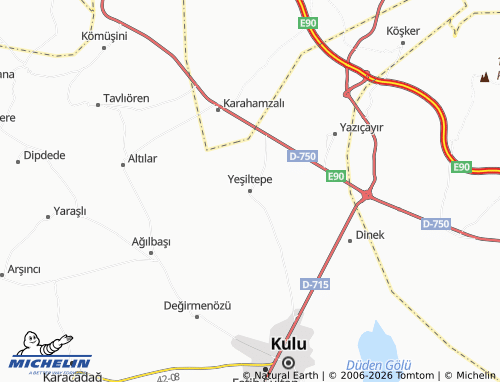 Mappa MICHELIN Yeşiltepe - ViaMichelin