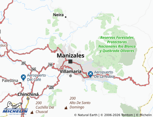 Mappa MICHELIN El Caribe - ViaMichelin