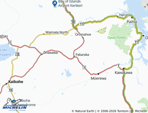 Mapa MICHELIN Pakaraka - ViaMichelin