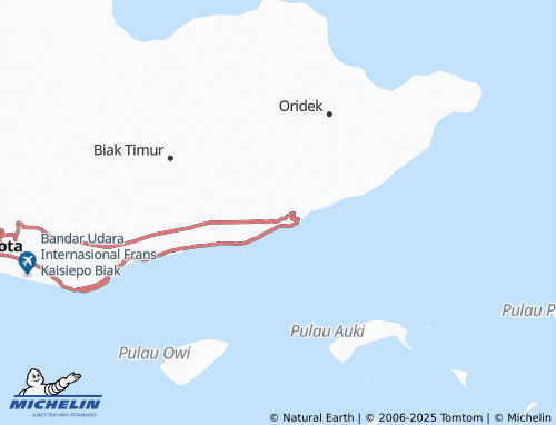MICHELIN Bakribo map - ViaMichelin