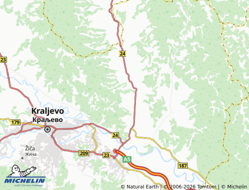 Mapa MICHELIN Milavčići - ViaMichelin