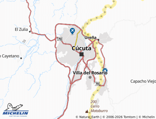 Carte MICHELIN El Rosal - ViaMichelin