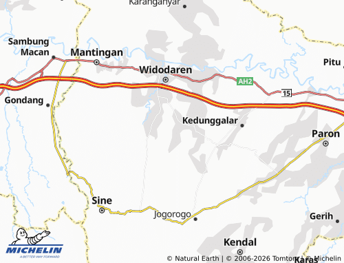 MICHELIN-Landkarte Kayutrejo - ViaMichelin