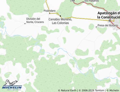 Mapa MICHELIN Los Charcos - ViaMichelin