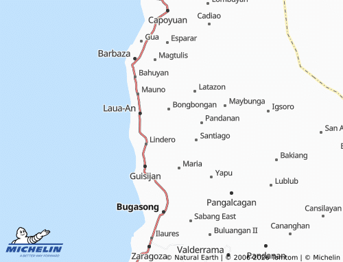MICHELIN Paniatan map - ViaMichelin