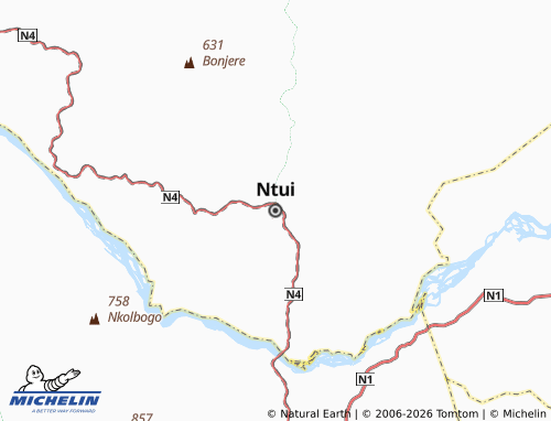 Mappa MICHELIN Ntui - ViaMichelin