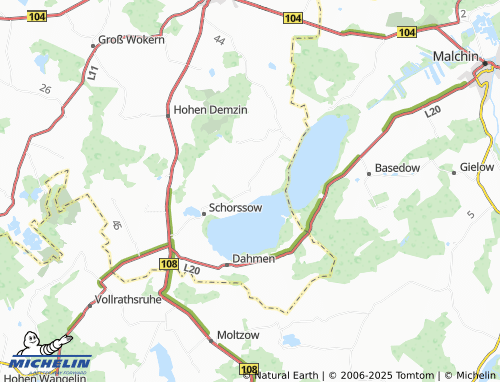 MICHELIN-Landkarte Bülow - ViaMichelin