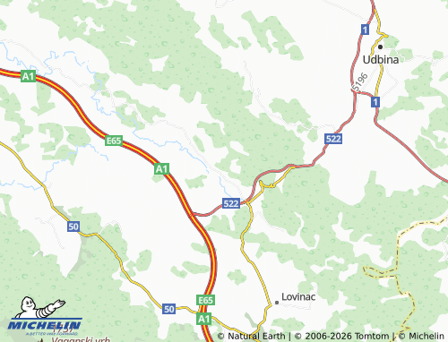 Mappa MICHELIN Gornja Ploča - ViaMichelin