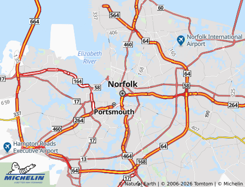 Mapa MICHELIN Norfolk - ViaMichelin