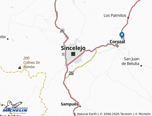 MICHELIN Carmen map - ViaMichelin