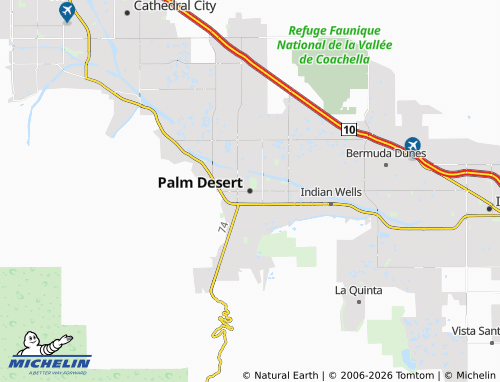 Mappa MICHELIN Palm Desert - ViaMichelin