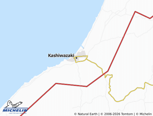 Mappa MICHELIN Kashiwazaki - ViaMichelin