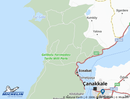 Mappa MICHELIN Kocadere - ViaMichelin