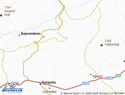 MICHELIN-Landkarte Çırdak - ViaMichelin
