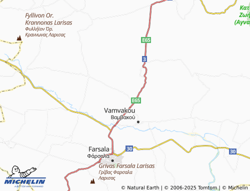 MICHELIN Zoodochos Pigi map - ViaMichelin