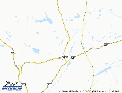 MICHELIN Glengrey map - ViaMichelin