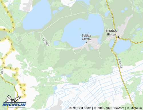 MICHELIN Pidmanove map - ViaMichelin