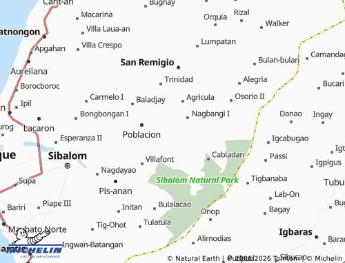 MICHELIN La Union map - ViaMichelin