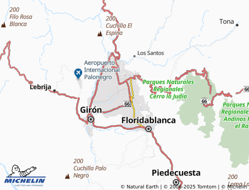 MICHELIN Aeropuerto map - ViaMichelin