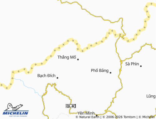 Mapa MICHELIN Thắng Mố - ViaMichelin