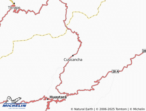 MICHELIN Cusicancha map - ViaMichelin