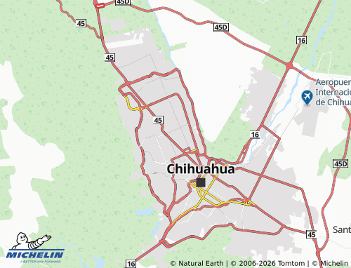 MICHELIN Basaseachi map - ViaMichelin