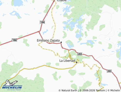 MICHELIN Las Lomas map - ViaMichelin