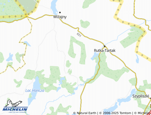 Carte MICHELIN Bondziszki - ViaMichelin
