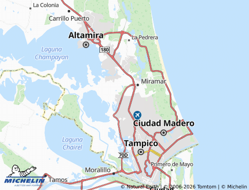 MICHELIN Floresta map - ViaMichelin