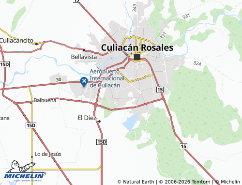 MICHELIN Felipe Ángeles map - ViaMichelin