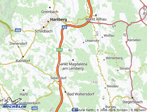 MICHELIN Weinberg map - ViaMichelin
