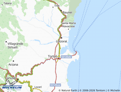 Mapa MICHELIN Girasole - ViaMichelin