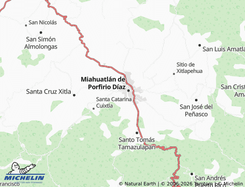 Kaart MICHELIN Loma de La Cruz - ViaMichelin