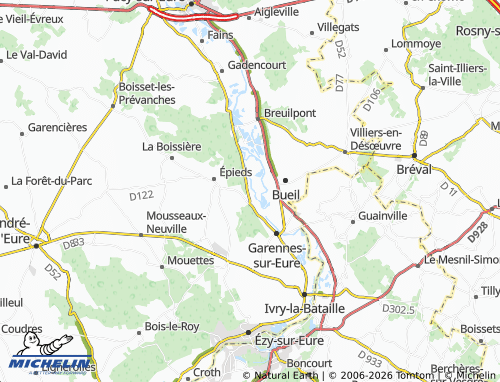 MICHELIN Neuilly map - ViaMichelin