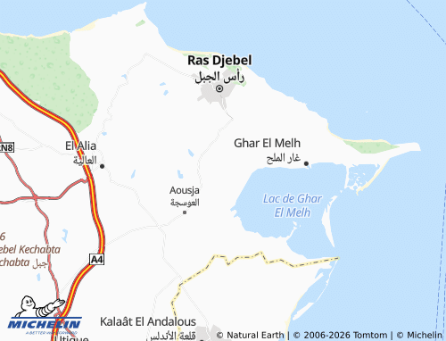 Carte MICHELIN Douar Oulad Bel Gala - ViaMichelin
