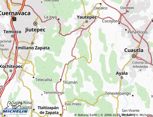 MICHELIN Miguel Hidalgo map - ViaMichelin