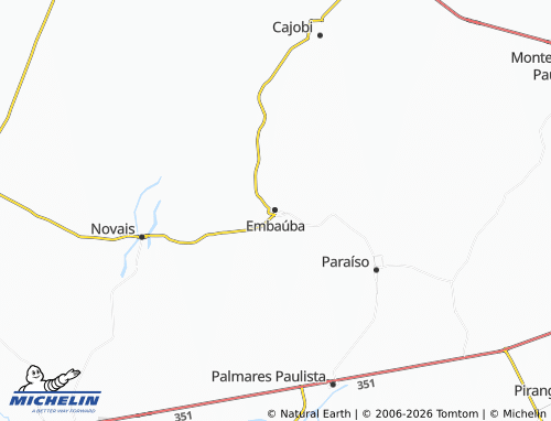 MICHELIN Embaúba map - ViaMichelin