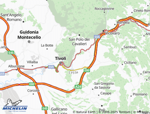 MICHELIN Bivio San Polo map - ViaMichelin