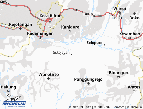 Mappa MICHELIN Sutojayan - ViaMichelin