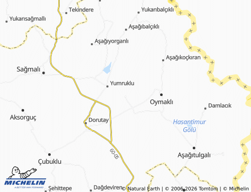 Mapa MICHELIN Çavuşlar - ViaMichelin
