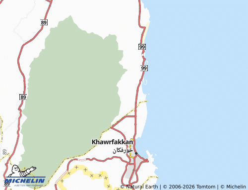Mappa MICHELIN al-Badiyah - ViaMichelin