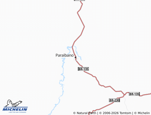 MICHELIN Paraibano map - ViaMichelin